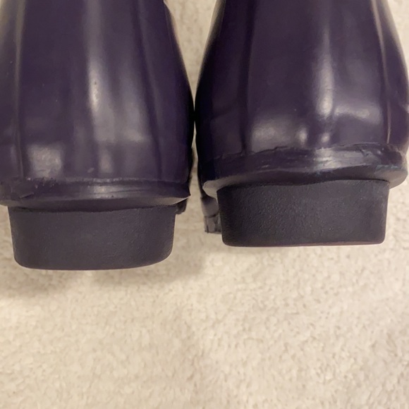 Women’s “Hunter” Rainboots..Purple…Sz 9..Tall - Picture 5 of 6